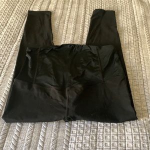 Full Panel Black Maternity Leggings